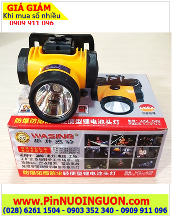 Wasing WSL-698 _Đèn pin đội đầu siêu sáng Wasing WSL-698 bóng Cree XP-E2-R4 300Lumens